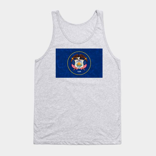 Old state flag of Utah Tank Top by Enzwell